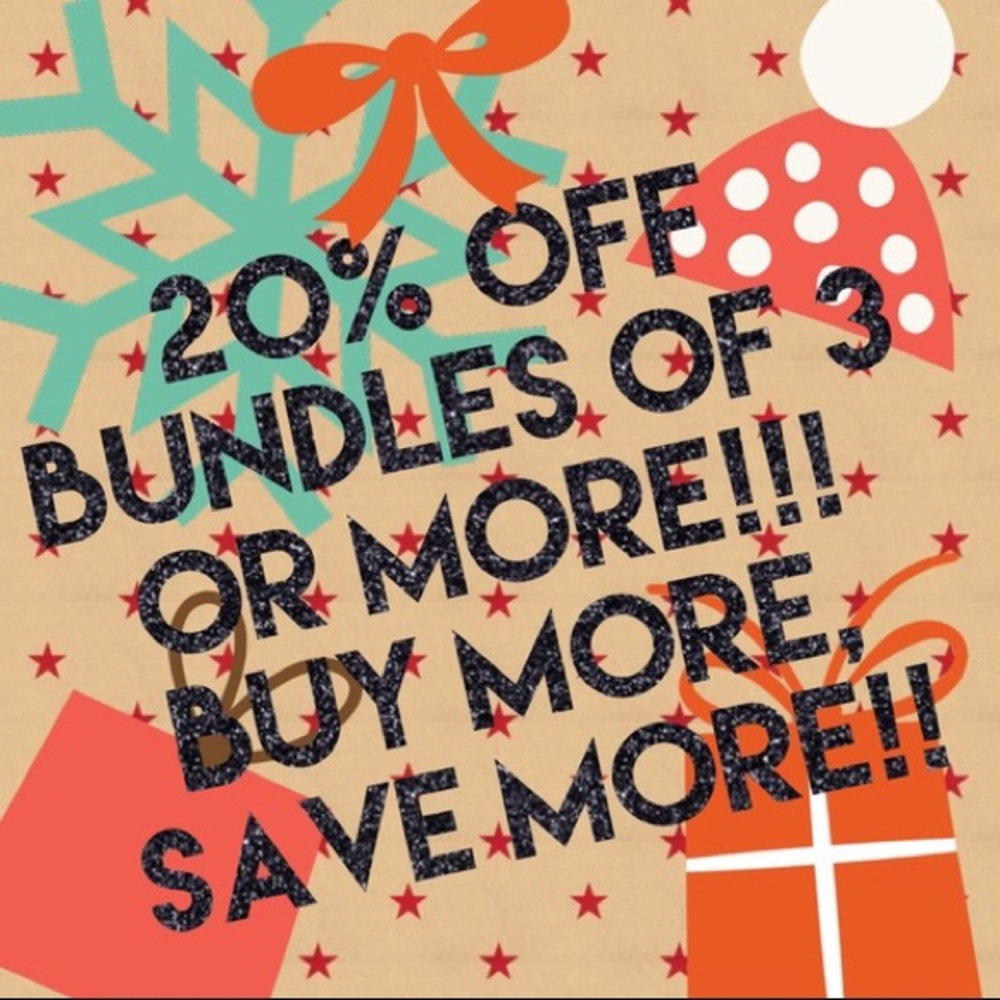 Bundle 3 for 20% Discount